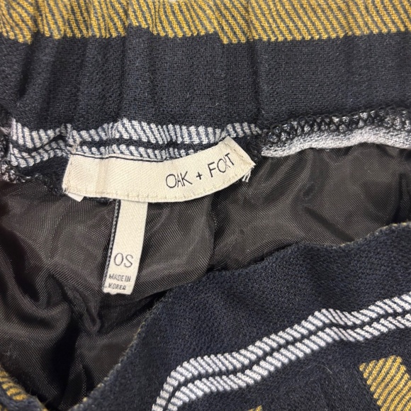 Oak + Fort Cotton-Linen blend striped midi skirt - Picture 4 of 4